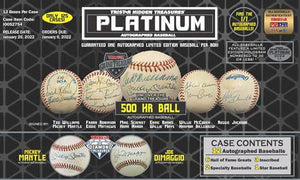 FILLER A FOR 3 SPOTS IN 2022 Tristar Autographed Baseball Platinum Edition Box ID 22TRISPLATBB212