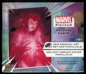 INSTANT PACK RIP: Marvel Platinum Trading Cards Hobby Box (Upper Deck 2024) ID MARVELPLAT111