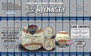 Purchase a LAST NAME LETTER in 2021 TRISTAR NEW YORK DYNASTY Autographed Baseballs ID TRINYDYN111
