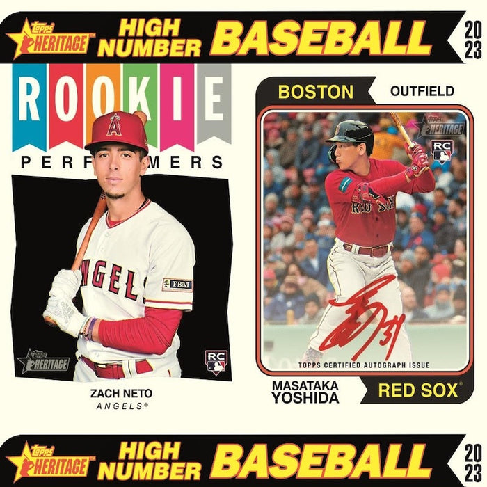 2 INSTANT PACK RIPS in 2023 Topps Heritage HIGH Number Baseball ID 23HERITAGEHIGH102