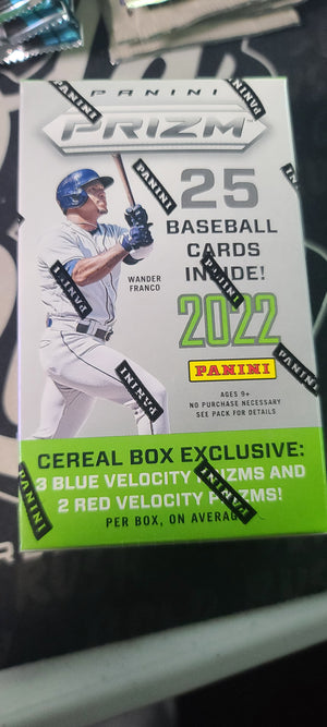 RACE FOR CEREAL BOX: 2022 Panini Prizm Baseball Cereal Box ID CEREALRACE101