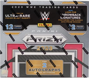 Purchase a digital trading card and receive a FIRST NAME letter in 2023 Panini Prizm WWE Hobby Box ID 23WWEP3P772