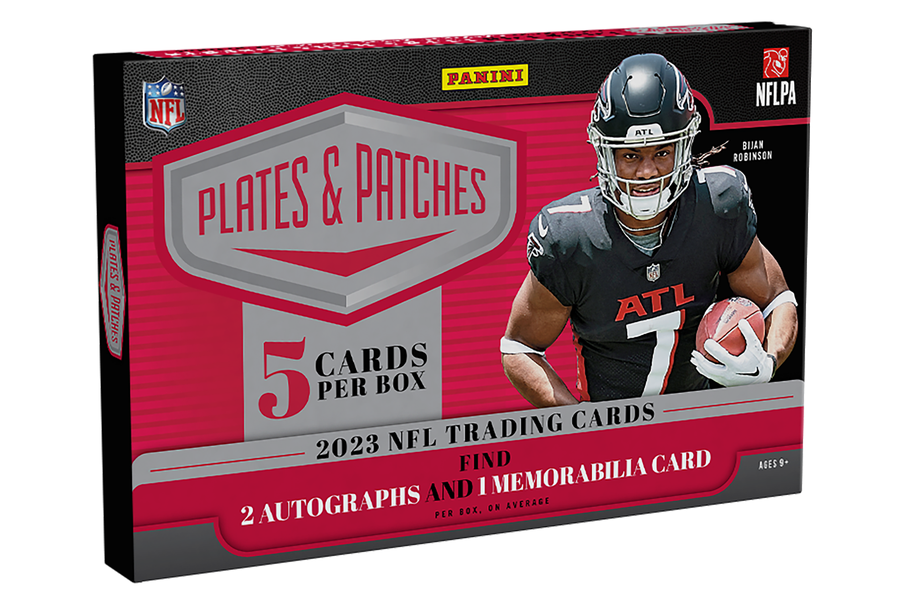 : 2023 Panini Plates & Patches Football Hobby Box : Collectibles  & Fine Art