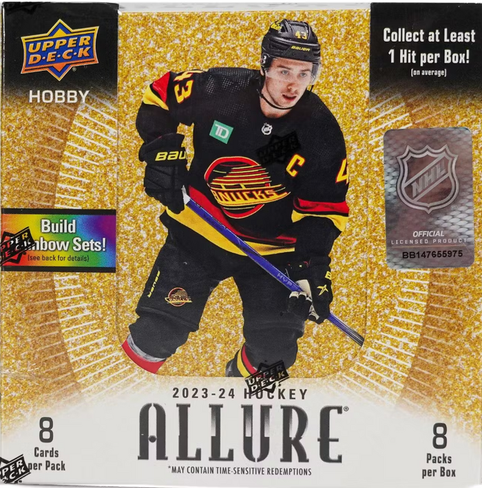 FILLER A FOR 2 SPOTS IN 2023/24 UPPER DECK ALLURE HOCKEY HOBBY BOX ID 24ALLURE104