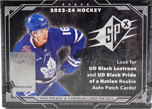 Purchase 2 Teams in 2023/24 Upper Deck SPx Hockey Hobby Box ID 24SPX102