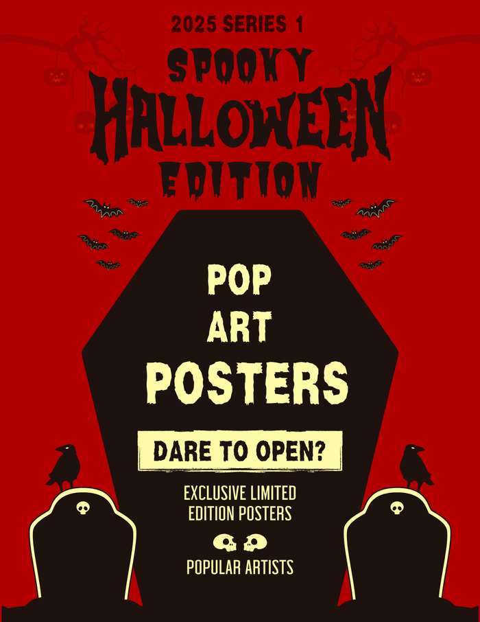 Purchase a digital trading card and receive a color in 2025 Series 1 Pop Art Posters ID 25POPART101