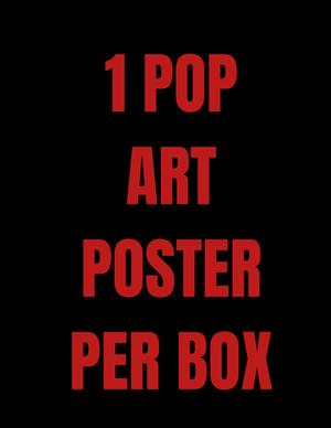 Purchase a digital trading card and receive a color in 2025 Series 1 Pop Art Posters ID 25POPART101