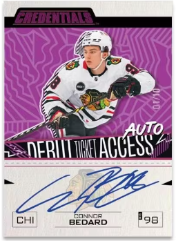 PURCHASE 2 TEAM 2023/24 Upper Deck Credentials Hockey Hobby Box ID UDCRDHOCK103