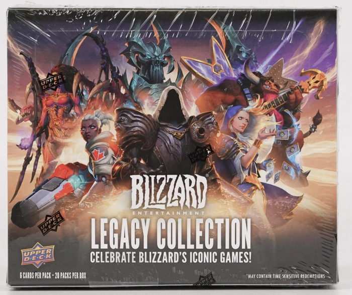 INSTANT PACK RIP: Blizzard Entertainment Legacy Collection Hobby Box ID BLIZZLEGACY102