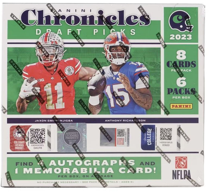 Purchase a Last Name Letter in 2023 Panini Chronicles Draft Picks Football ID 23CHRONDRFB107