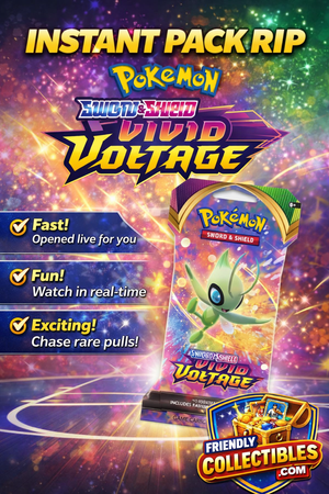 INSTANT PACK RIP: Pokemon Sword & Shield Vivid Voltage ID POKEVV101