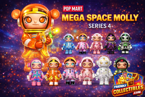 AUTHENTIC IN STOCK: RECEIVE A CHECKLIST CHARACTER IN POP MART MEGA SPACE MOLLY SERIES 4 ID MSMS4101
