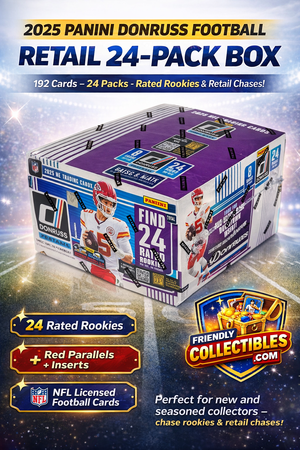 Purchase 2 Random Teams in 2025 Donruss Football Retail Box ID 25DONRET101