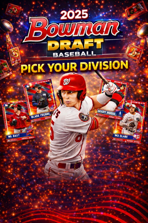 Pick Your Division in 2025 Bowman Draft Baseball Mega Box ID 25BOWDRAFT111