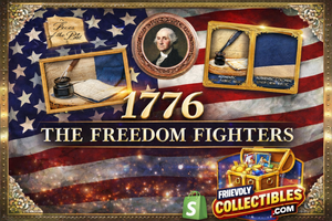 Purchase a Last Name Letter in 2025 1776 FREEDOM FIGHTERS ID 1776FF105