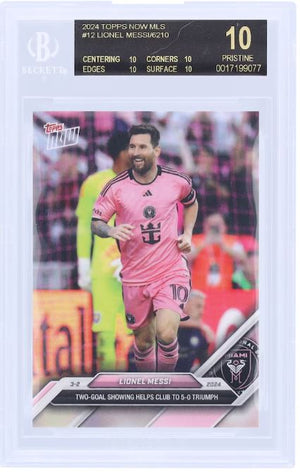 LAST ONE: Lionel Messi BGS black label 10 ID MESSI101