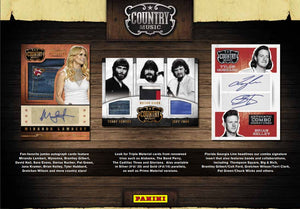 Purchase a Digital Trading card and receive a last name letter in 2014 Panini Country Music ID 14COUNTRY201
