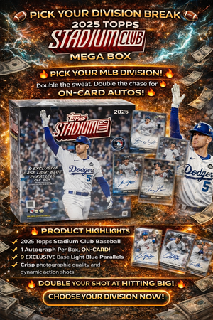 Pick Your Division in 2025 Topps Stadium Club Baseball Mega ID SCBBMEGA103