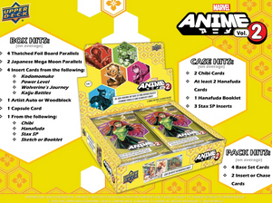 SUPER SALE LOWER PRICE: INSTANT PACK RIP: Marvel Anime Volume 2 Hobby Box  ID ANIMEV2106