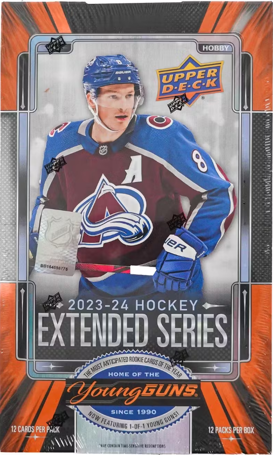 INSTANT PACK RIP: 2023/24 Upper Deck Extended Series Hockey Hobby Box ID UDEXTENDED134