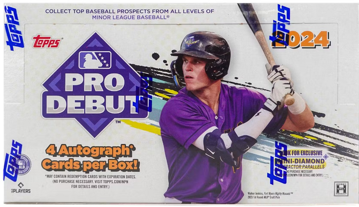 2 INSTANT PACK RIPS: 2024 Topps Pro Debut Baseball Hobby ID 24DEBUT109