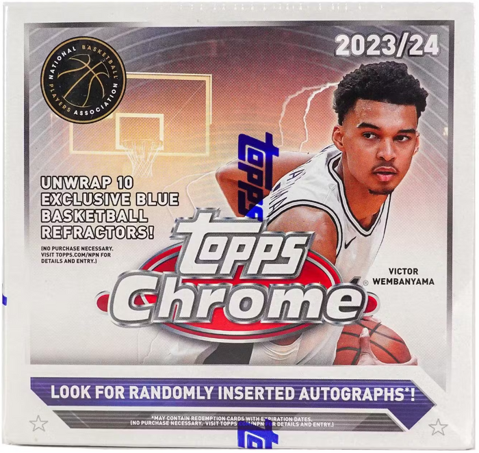 PURCHASE 3 TEAMS IN 2023-24 Topps Chrome Basketball Mega Box ID 24NBACHROME102