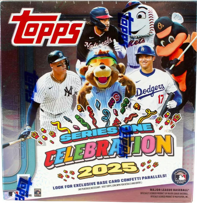 INSTANT PACK RIP: 2025 Topps Series 1 Baseball Celebration Mega ID 25CELEBRATIONS102