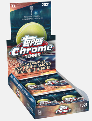 4 INSTANT PACK RIPS: 2021 Topps Chrome Tennis LITE Box ID 21TENNIS102