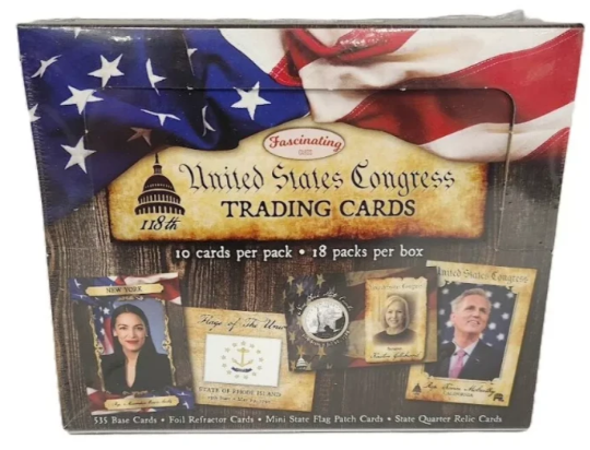 2 INSTANT PACK RIPS: 2024 Fascinating Cards United States Congress Trading Cards Box ID CONGRESS101