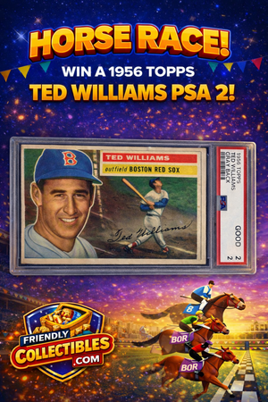 Purchase a Vintage Sports Card Investment Guide and receive a free horse in the race ID TEDWILLIAMS101