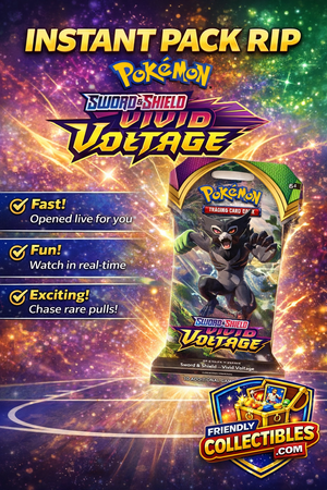 INSTANT PACK RIP: Pokemon Sword & Shield Vivid Voltage ID POKEVV102