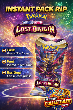 INSTANT PACK RIP: Pokemon Sword & Shield Lost Origin ID LostOrigin101