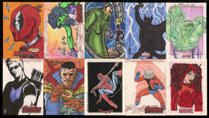 PERSONAL BOX: 2021 Hit Parade Marvel Sketch Card Premium Edition Series 2 ID 21HPSKETCH121