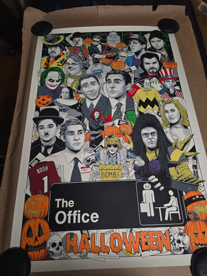 Limited Edition Poster: The Office Halloween Variant by Tyler Smith