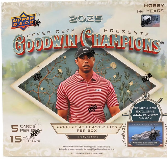 EVERYBODY GETS A PACK: 2025 Upper Deck Goodwin Champions Hobby ID 25GOODWIN108
