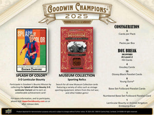 EVERYBODY GETS A PACK: 2025 Upper Deck Goodwin Champions Hobby ID 25GOODWIN108
