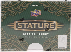 Purchase 2 Teams in 2022/23 Upper Deck Stature Hockey Hobby ID 23STATURE101