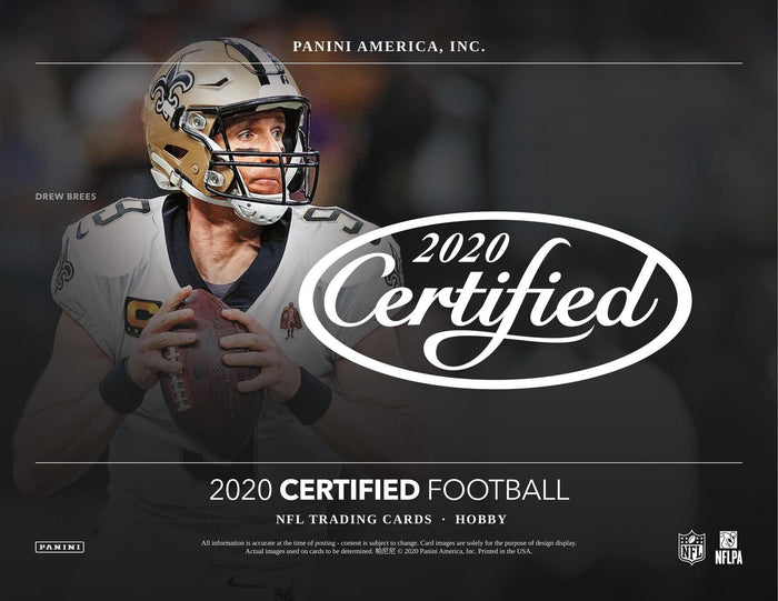 CARRY OVER BOX FROM 20CERTFB118 2 RANDOM TEAMS: 2020 Panini Certified Football ID 20CERTFB119