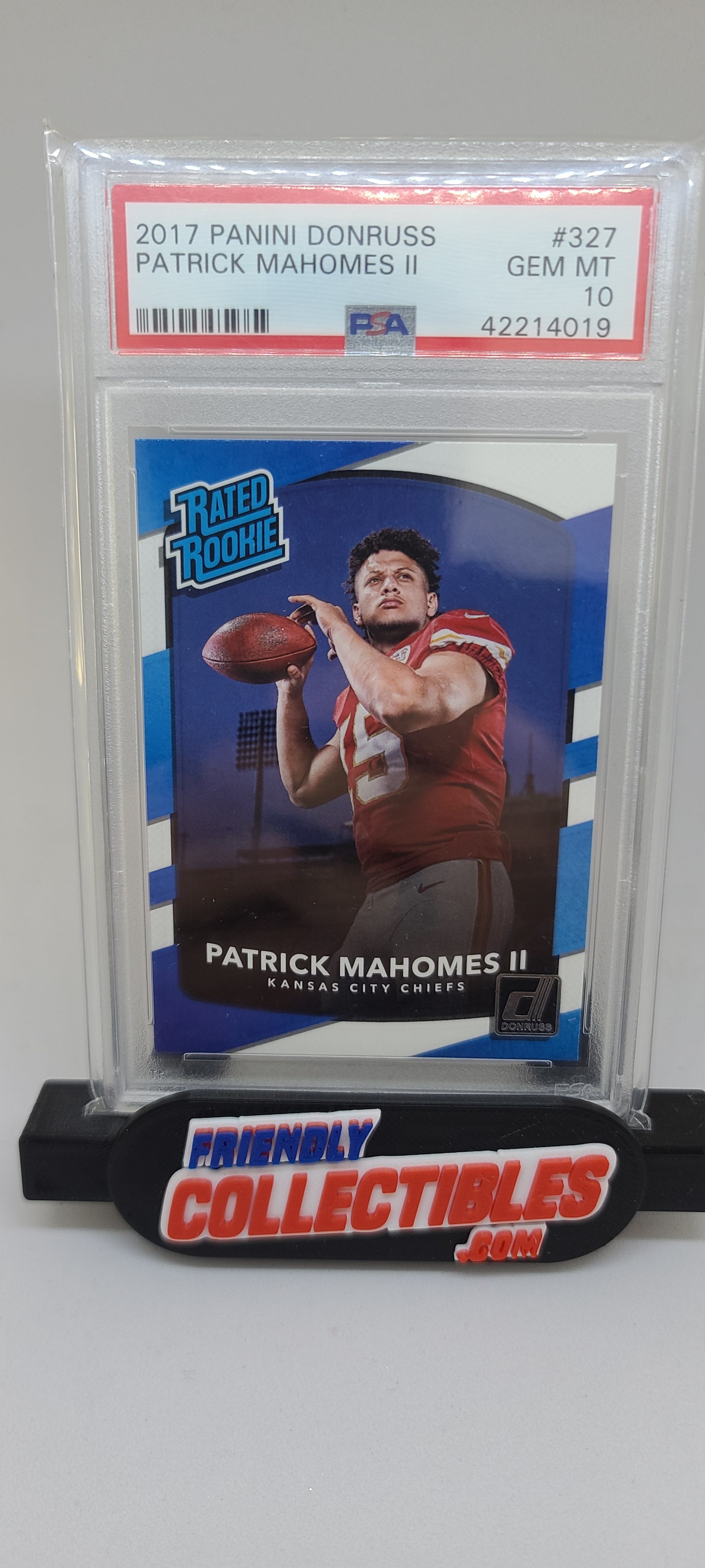 2017 donruss patrick mahomes rated rookie #327 online