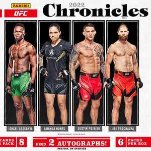 PURCHASE A WEIGHT CLASS IN: 2022 PANINI CHRONICLES UFC HOBBY ID 22CHRONUFC101