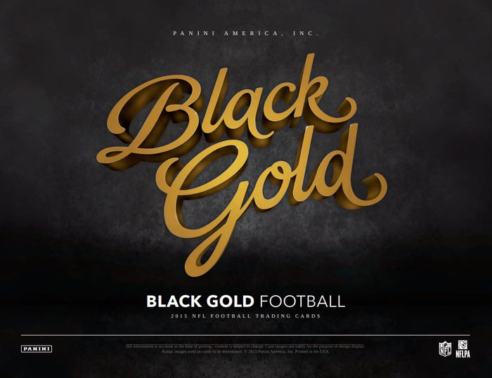 FRIDAY 2 RANDOM TEAMS: 2015 Panini Black Gold Football ID 15BLACKGOLDFB265