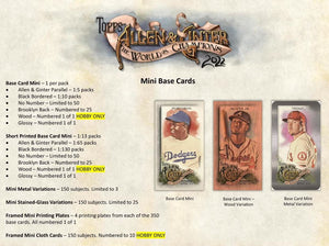 INSTANT PACK: PICK A PACK NUMBER 2022 Topps Allen & Ginter Baseball Hobby Box ID 22GINTER552