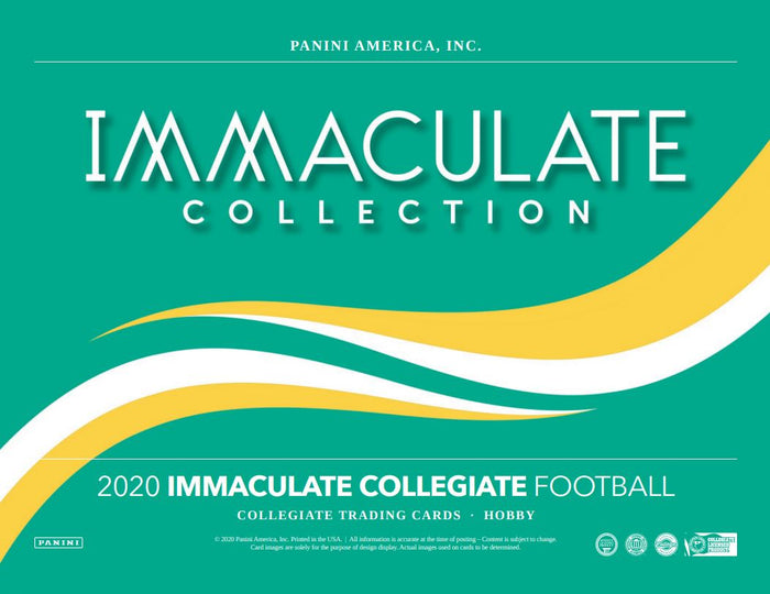PLAYER CHECKLIST BREAK: 2020 Panini Immaculate Collegiate Football Hobby ID 20IMMACCOLL101