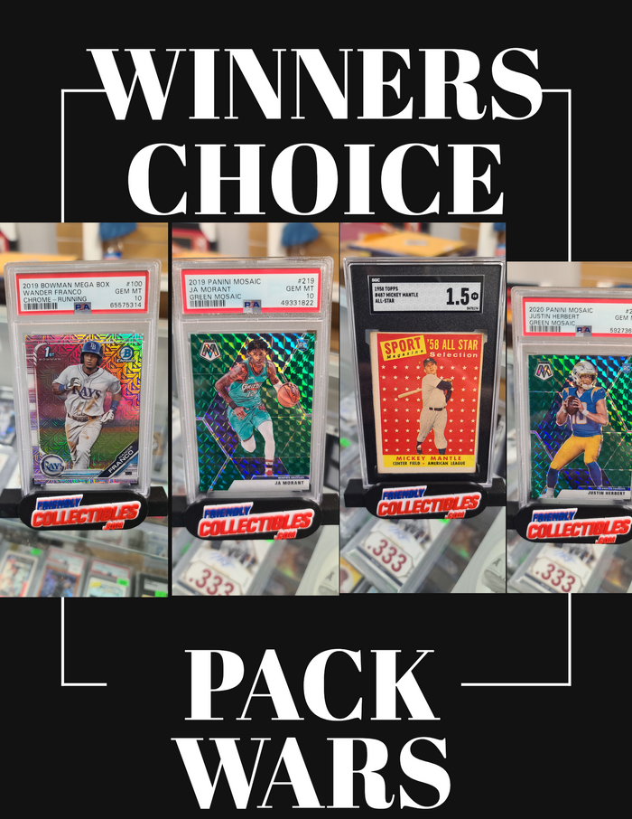 PACK WARS WINNERS CHOICE READ DESCRIPTION: 2022 Topps Chrome Hobby AND SILVER PACK ID 23PACKWARS101