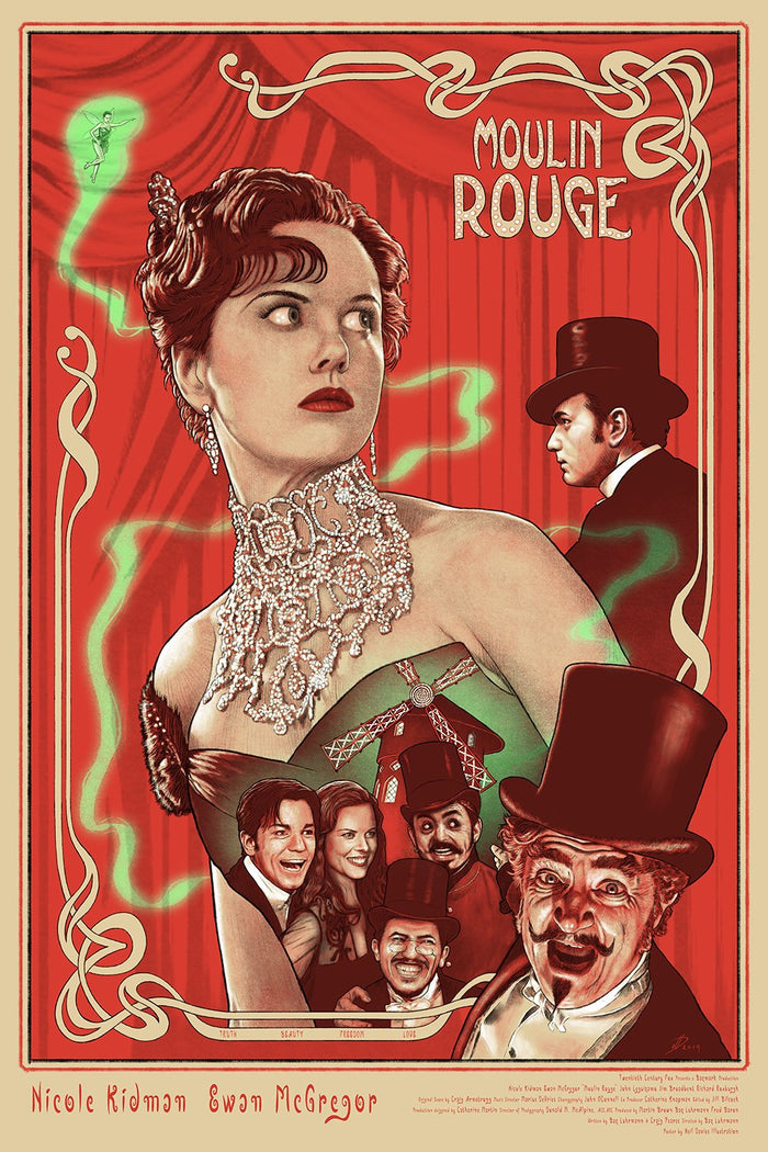 SPECTACULAR SPECTACULAR by Neil Davies Limited Edition Print ID MOULINROUGE101