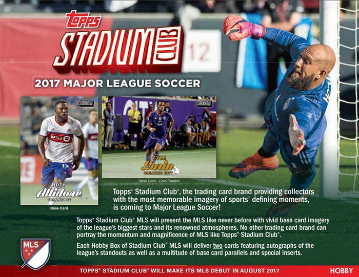 INSTANT PACK RIP 2017 Topps Stadium Club MLS Soccer 18STADSOCIPR105