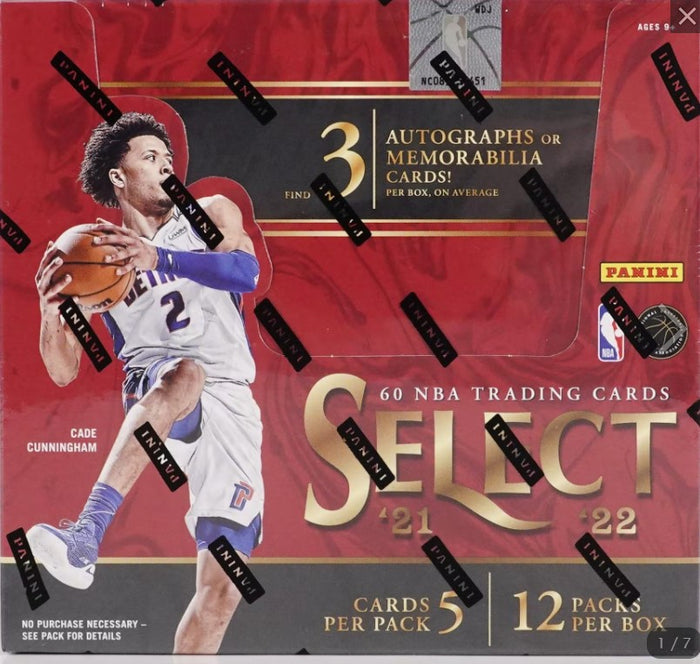 Purchase 2 Teams in 2021/22 Panini Select Basketball Hobby ID 22SELECTNBA101
