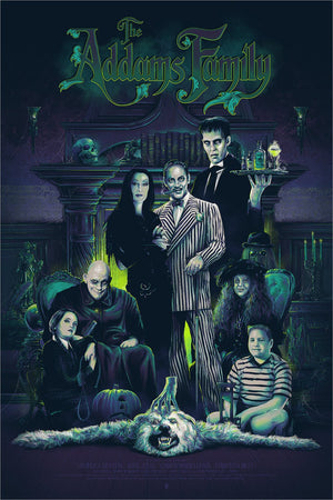 WEIRD IS RELATIVE by Vance Kelly Limited Edition Print ID ADDAMSFAMILY101