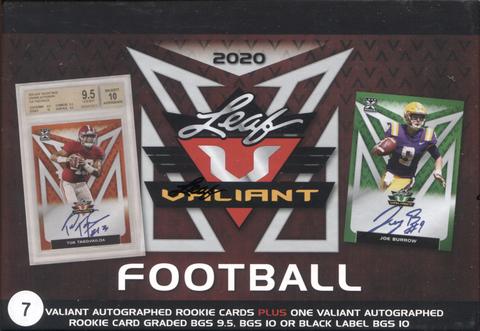 PLAYER CHECKLIST BREAK: 2020 Leaf Valiant Football Jumbo ID 20VALJUMB117