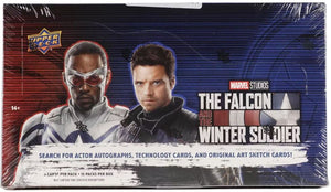 INSTANT BOX RIP: Marvel Studios The Falcon and the Winter Soldier Hobby Box ID FALCONWINTER201